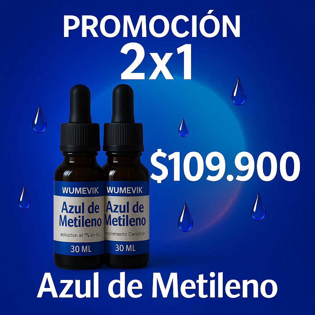 OFERTA 2x1 Azul de Metileno Puro al 1%