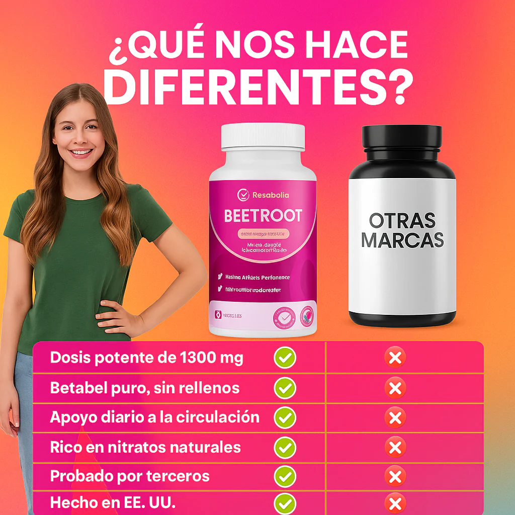 Vuelve a sentirte con energía, enfoque y vitalidad BeetRoot™ + Regalo sorpresa gratis - Image 5