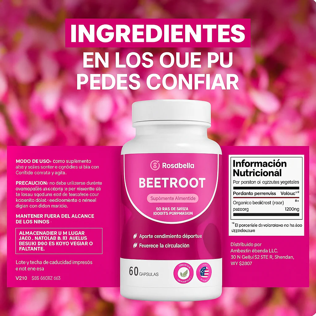Vuelve a sentirte con energía, enfoque y vitalidad BeetRoot™ + Regalo sorpresa gratis - Image 7