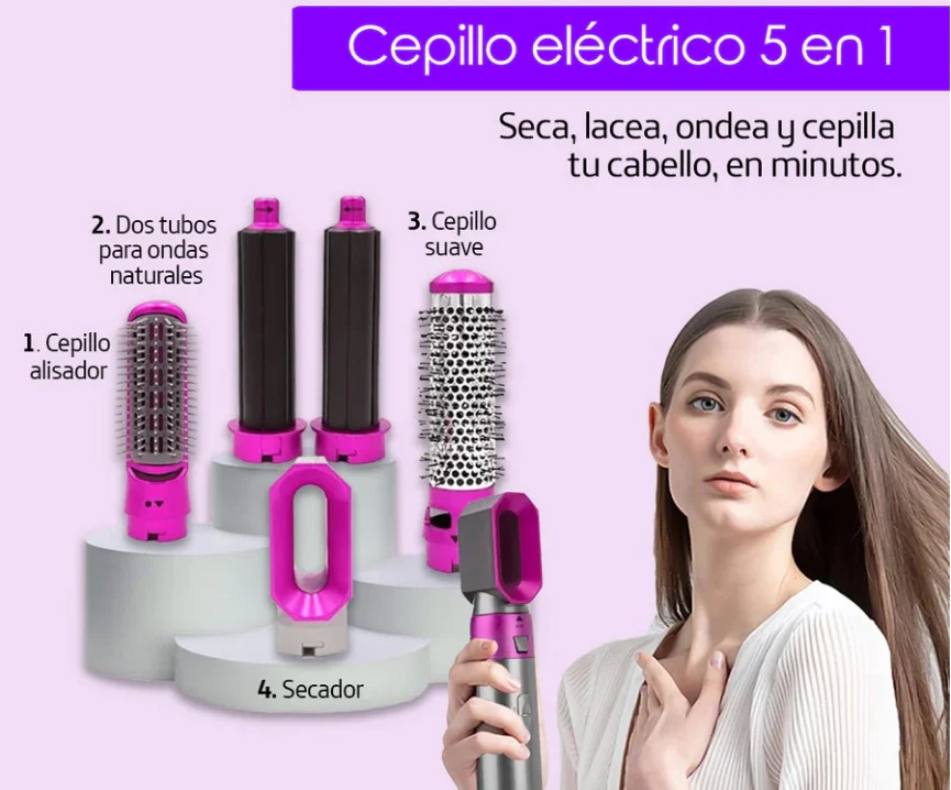 CEPILLO SECADOR CABELLO 5 EN 1 HAIRPRO® + ENVÍO GRATIS - Image 3
