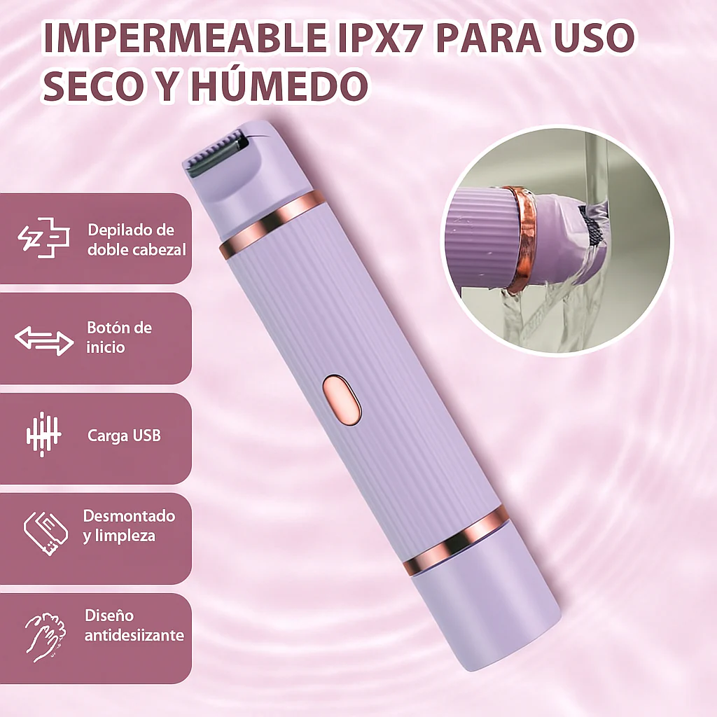 “Depilación sin dolor ni irritación en minutos - Depilador 2 en 1 - Image 6
