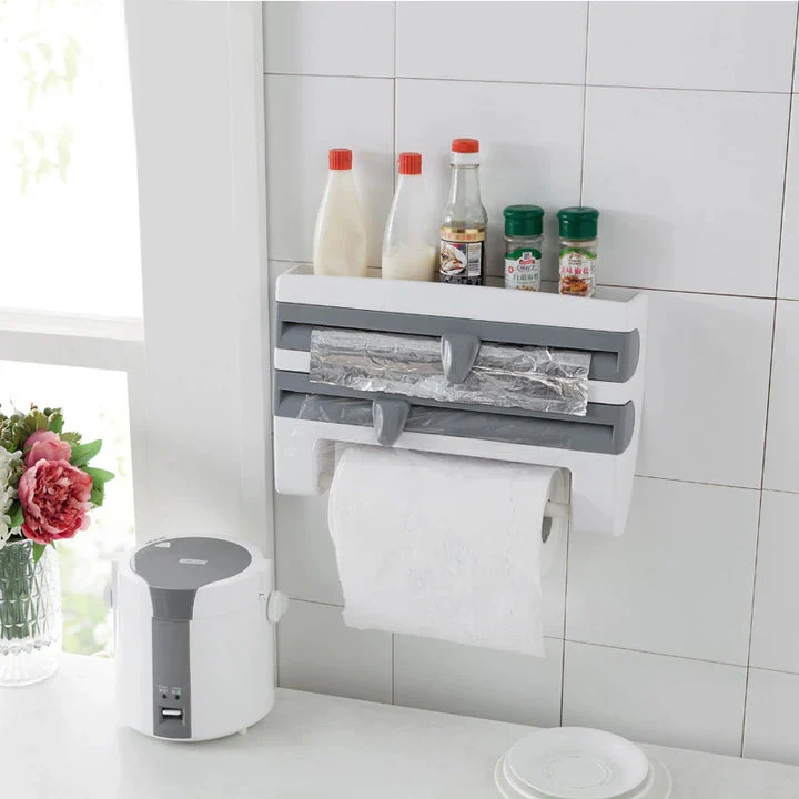 DISPENSADOR DE ROLLOS COCINA 3 EN 1 + ENVIO GRATIS - Image 2