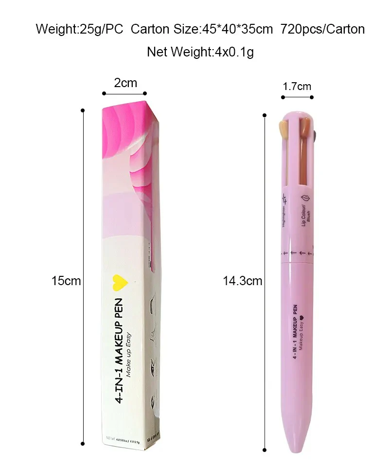 LAPIZ 4EN1 MAQUILLAJE PIXIE PEN® - Image 2