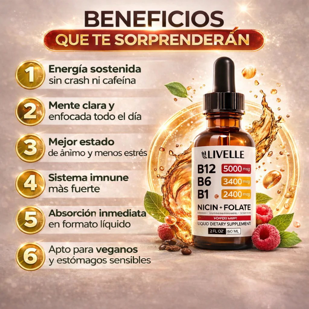 "Más energía, mejor ánimo, mente clara y defensas fuertes… en 5 gotitas al día." - Image 3